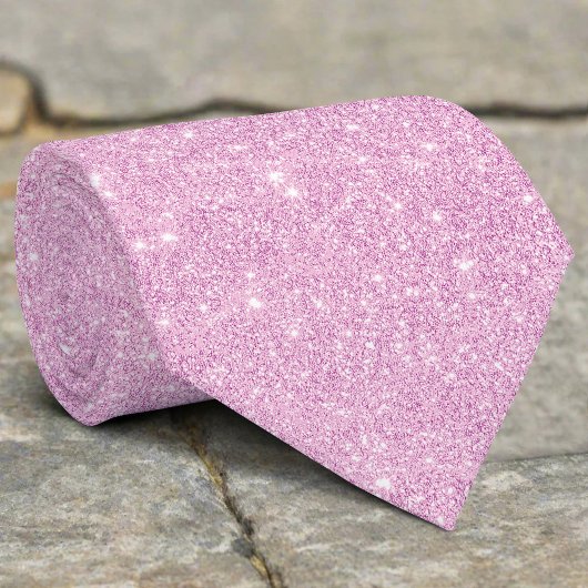 Zilveren Glitter Textuur Paarse Sparkling Shiny Stropdas