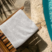 Zilveren Glitter Textuur Wit Sparkling Glanzend Strandlaken