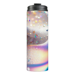 Zilveren Glitter Thermische Tumbler 12oz Thermosbeker
