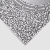 Zilveren Glitter Tissue Papier (Detail)