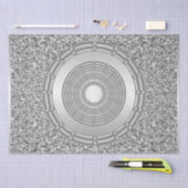 Zilveren Glitter Tissue Papier (Craft)