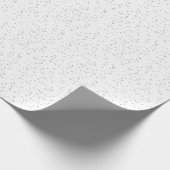 Zilveren Glitter Verjaardag Kind Cadeaupapier (Hoek)