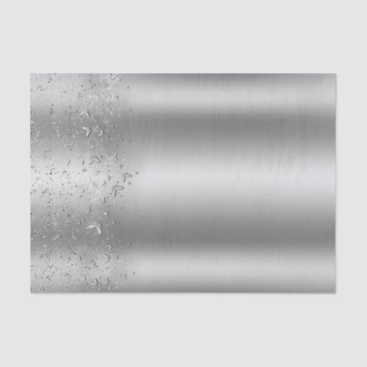 Zilveren Glitter Vlinder Sweet 16 Feest Tissuepapier (Voorkant)