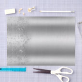 Zilveren Glitter Vlinder Sweet 16 Feest Tissuepapier (Craft)