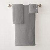 Zilveren Glitterdruppels Chic Bad Handdoek (Insitu)