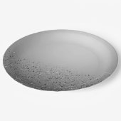 Zilveren Glitterende Sweet 16 Verjaardagsfeestje Papieren Bordje (Gekanteld)