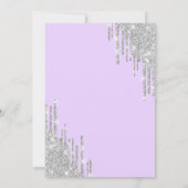 Zilveren glitterschijven, Eiffeltoren, gezoet 16 I Kaart (Achterkant)