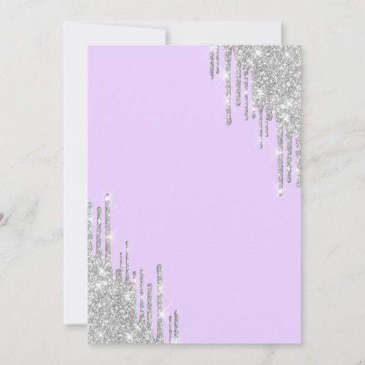 Zilveren glitterschijven, Eiffeltoren, gezoet 16 I Kaart (Achterkant)