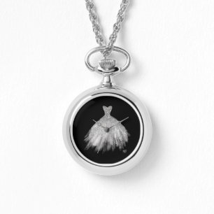 *~* Zilveren Glittler Trouwjurk Trouwjurk Horloge