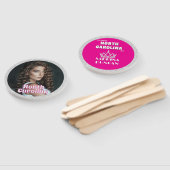 Zilveren Glitz Pageant Fan Waver 10-pack Handwaaier (Niet-gemonteerd)