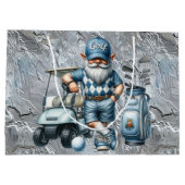 Zilveren Golf Elf Groot Cadeauzakje (Achterkant)
