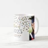 Zilveren Gouden Klasse van 2025 Coffee Mok (Voorkant rechts)