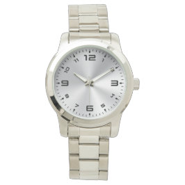 Zilveren Gradiënt Overmaatse Zilveren Armband Horl Horloge