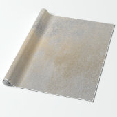 Zilveren Grijs Champaign Sepia Foxier Goud Abstrac Cadeaupapier (Uitgerold)
