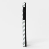 Zilveren Grijs Chevron iPhone 5/5S Hoesje (Achterkant/links)
