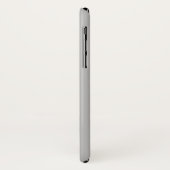 Zilveren Grijs iPhone X Hoesje (Achterkant/links)