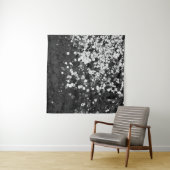 Zilveren Grijs Zwart Glitter Glam #1 Wandkleed (In Situ (horizontaal))