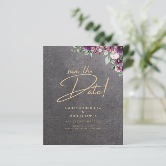 Zilveren grijze bes bloemige bruiloft winter herfs (Staand voorkant)