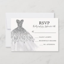 Zilveren Grijze Glitter Sparkle Dress Gown Script