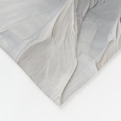 Zilveren Grijze Gouden Bladeren Fleece Deken (Hoek)