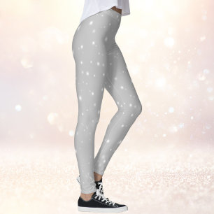 Zilveren Grijze Sterrenlicht Leggings