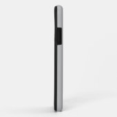 Zilveren grijze stevige iPhone 11 hoes (Achterkant/rechts)