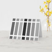 Zilveren grijze tinten kaart (Gele Bloem)