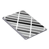 Zilveren grijze tinten notitieboek (Rechterzijde)