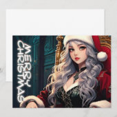 Zilveren Haar Kerstman – Prettig Kerstfeest (Voorkant / Achterkant)