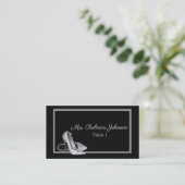 Zilveren hakken Plaats Kaarthouders Visitekaartje (Staand voorkant)