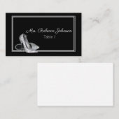 Zilveren hakken Plaats Kaarthouders Visitekaartje (Voorkant / Achterkant)