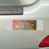 zilveren hamer bumpersticker (Op auto)