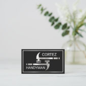 Zilveren Handyman Hamert Frame Visitekaartje (Staand voorkant)