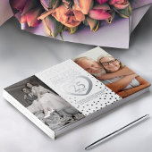 Zilveren hart 25ste huwelijksverjaardag foto's bla gastenboek