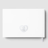 Zilveren hart 25ste huwelijksverjaardag foto's bla gastenboek (Achterkant)