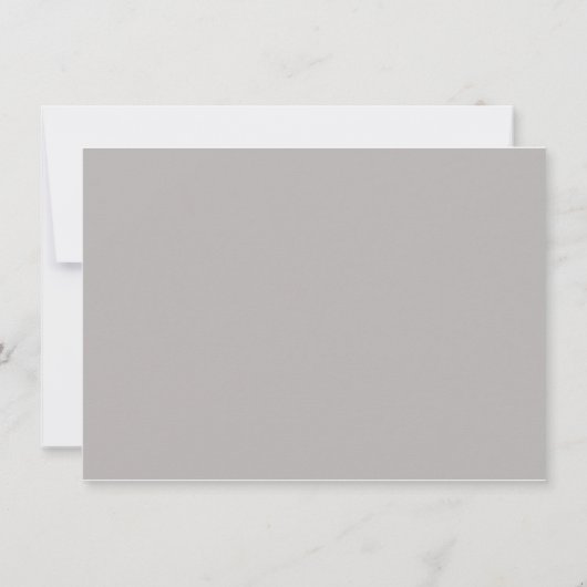 Zilveren hart en lelie 25e trouwdag jubileum kaart (Achterkant)