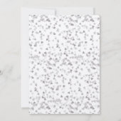 Zilveren Hartjes Kalender Save The Date (Achterkant)