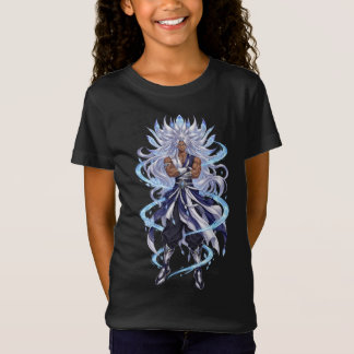 Zilveren Hemelse Krijger Fantasy T-Shirt