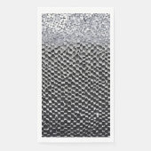 Zilveren Here AI-kunst Servet (Voorkant)