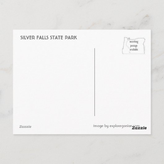 Zilveren Herfsten 1 Briefkaart (Achterkant)