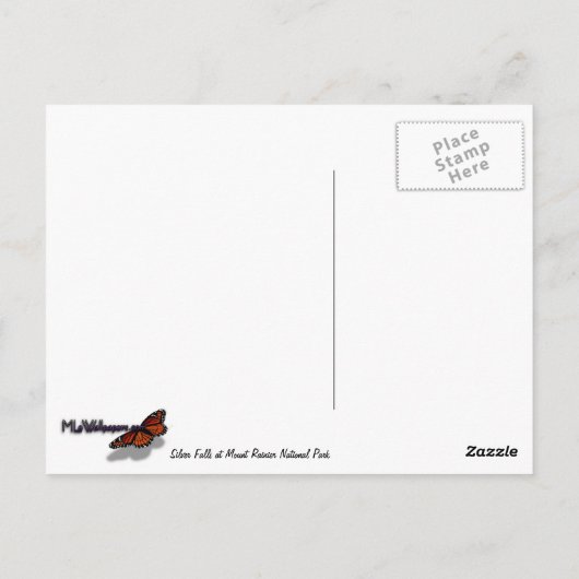 Zilveren Herfsten in het nationaal park Mount Rain Briefkaart (Achterkant)