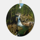 Zilveren Herfsten in het nationaal park Mount Rain Keramisch Ornament (Links)