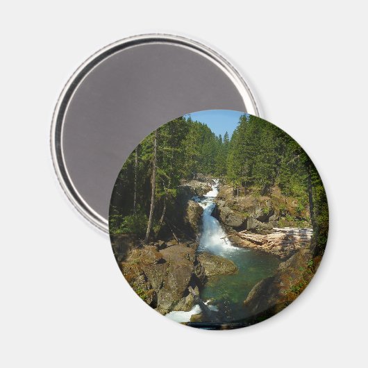 Zilveren Herfsten in het nationaal park Mount Rain Magneet (Voorkant / Achterkant)