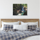 Zilveren Herfsten, nationaal park Mount Rainier Canvas Afdruk (Insitu (Slaapkamer))