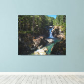 Zilveren Herfsten, nationaal park Mount Rainier Canvas Afdruk (Insitu (Houten vloer))
