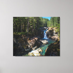 Zilveren Herfsten, nationaal park Mount Rainier Canvas Afdruk