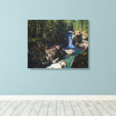 Zilveren Herfsten, nationaal park Mount Rainier Canvas Afdruk (Insitu (Houten vloer))