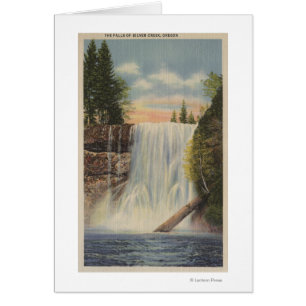 Zilveren Herfsten op Silver Creek, Oregon Uitzicht