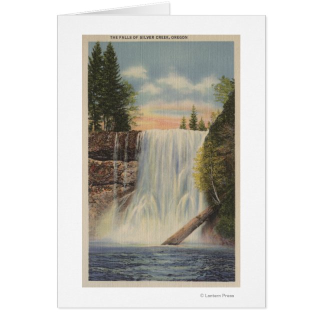 Zilveren Herfsten op Silver Creek, Oregon Uitzicht (Voorkant)