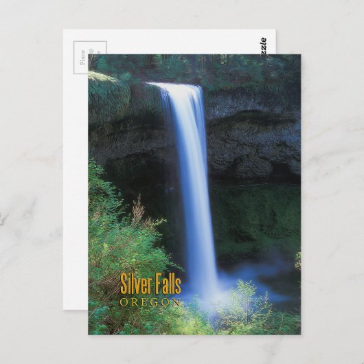 Zilveren Herfsten, Oregon Briefkaart (Voorkant / Achterkant)